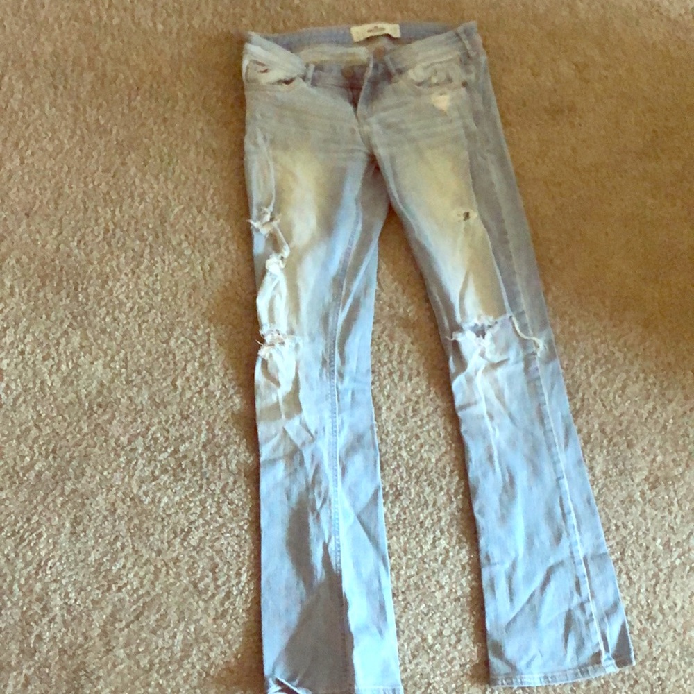 Distressed jeans
